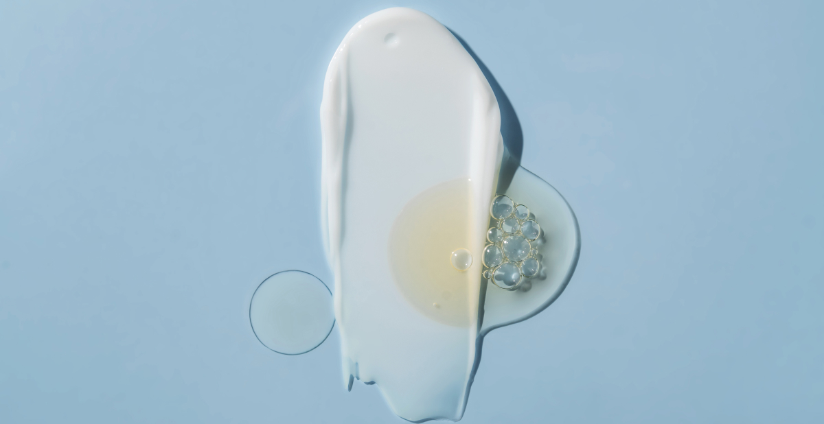vitamin E skincare product textures and mixing
