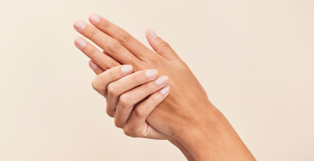 Manicure on hands